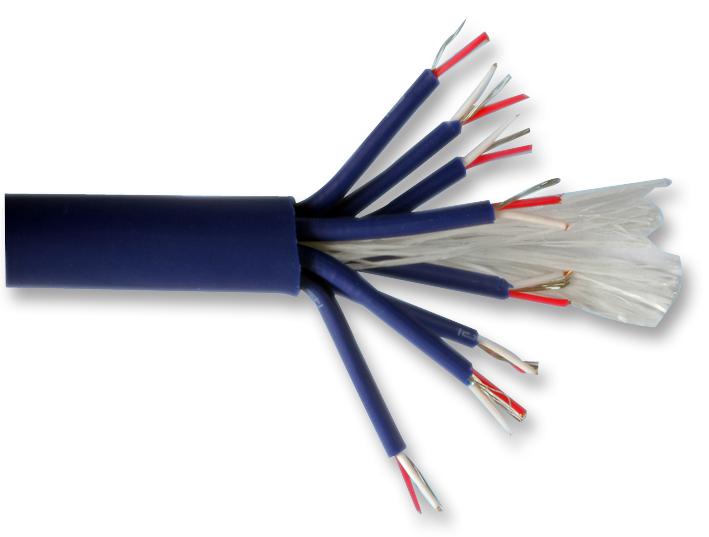 MC0006 BALANCED MULTI CORE CABLE 8 PAIR 50M PRO POWER