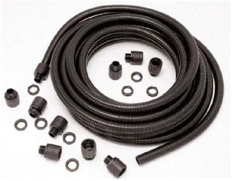 L0174 CONDUIT, PP, 20MM, BLACK HELLERMANNTYTON