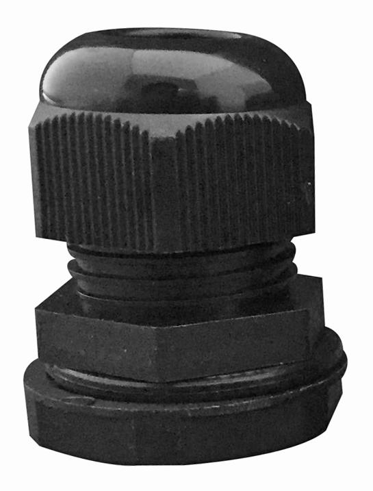 ACGM25BLK CABLE GLAND NYL M25 33MM LTH BLK 10/PK CONCORDIA TECHNOLOGIES