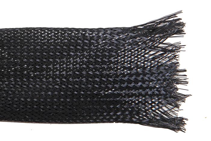 BSFR-045 10M BRAID SLEEVE, 45MM, BLACK, 10M PRO POWER