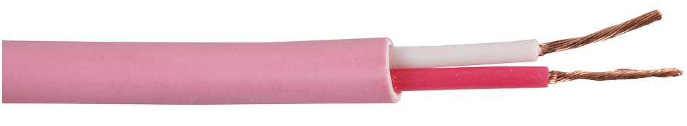 2CSPKCBL2.50PK100M CABLE LOUDSPEAKER 2 X 2.50MM PINK 100M PRO POWER