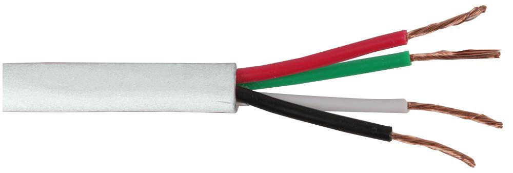 4CSPKCBL1.50WHT50M CABLE LOUDSPEAKER 4 X 1.50MM WHITE 50M PRO POWER