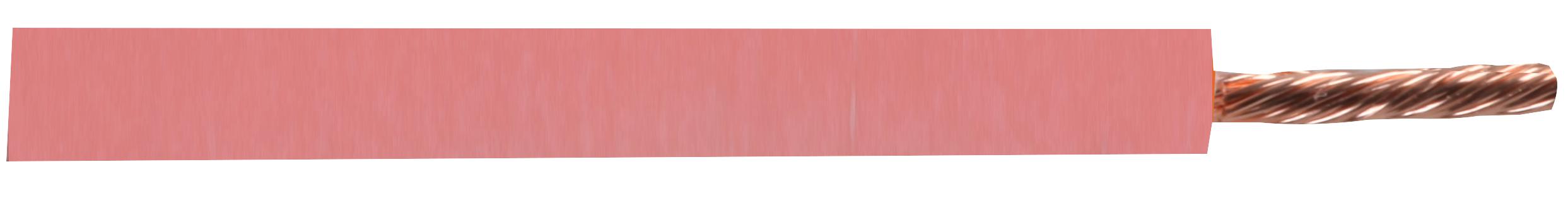 PEL01855 CBL SINGLE CORE H05Z-K 2.50MM PINK 100M PRO ELEC