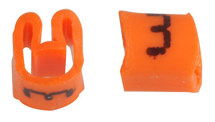 PTV3 3 ORANGE 100/BG CABLE MARKER, NO.3 ORANGE BAG100, PK100 PRO POWER