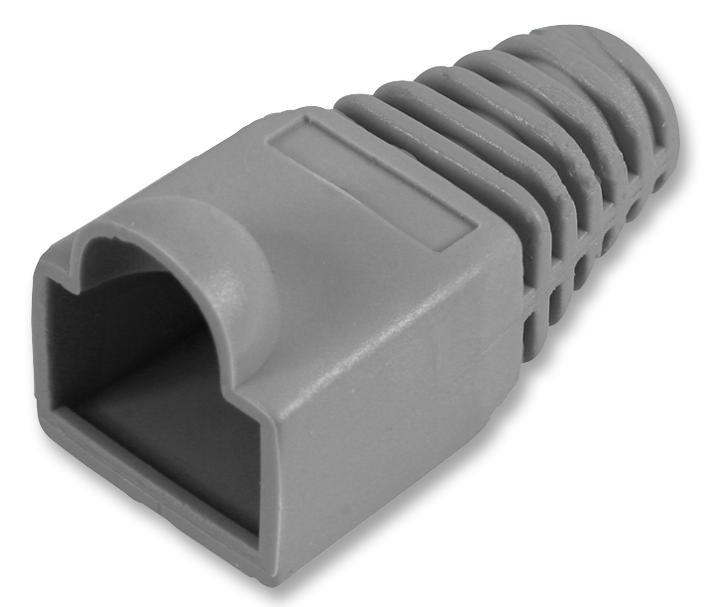 SH001 5 GREY STRAIN RELIEF BOOT 5MM GREY 10/PACK PRO POWER