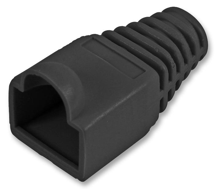 SH001 6 BLACK 50 STRAIN RELIEF 6MM BLACK 50/PACK PRO POWER
