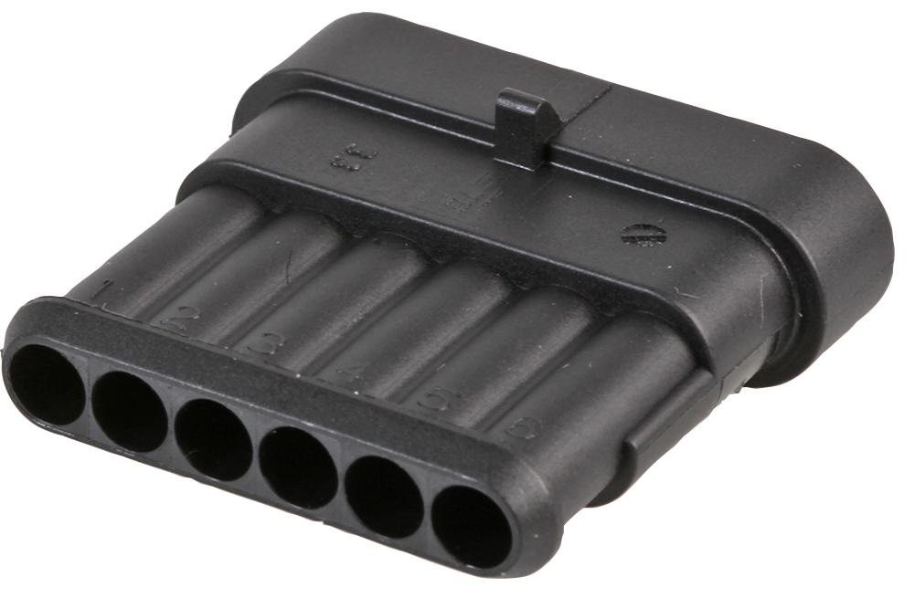 282108-1 TAB HOUSING, 6WAY AMP - TE CONNECTIVITY