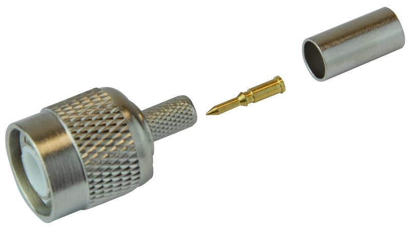RW2-006A TNC MALE CRIMP TYPE RG58U PRO SIGNAL