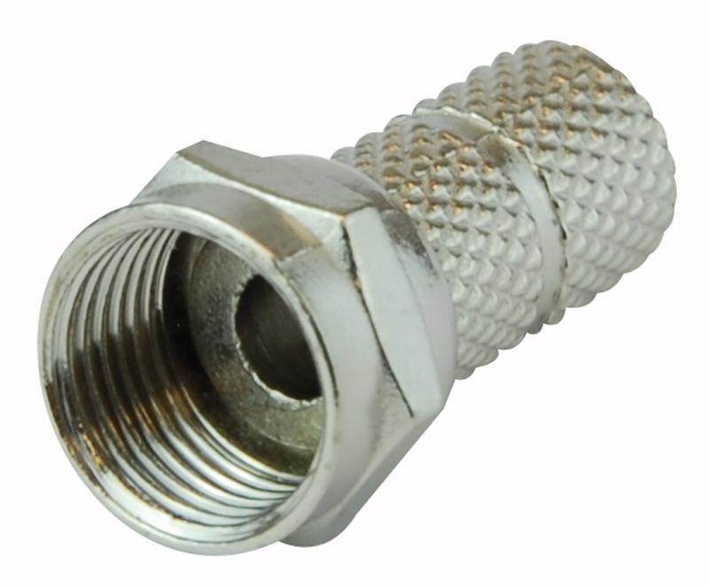 RW6-022 B ZINC F MALE TWIST ON RG59U ZINC PRO SIGNAL