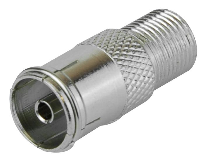 RW7-011 ZINC TV COAX SOCKET TO F FEMALE ZINC PRO SIGNAL