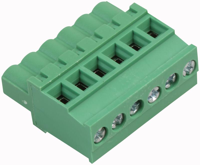 21.920M/6-E TERMINAL BLOCK, PLUGGABLE, 6POS, 14AWG IMO PRECISION CONTROLS