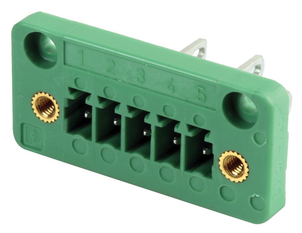 DFK-MC 1,5/ 5-GF-3,81 TERMINAL BLOCK, HEADER, 5POS, TH PHOENIX CONTACT