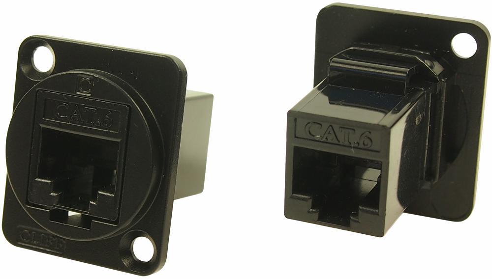 CP30222MB UTP ADAPTOR, RJ45, JACK, 8P8C, CAT6 CLIFF ELECTRONIC COMPONENTS