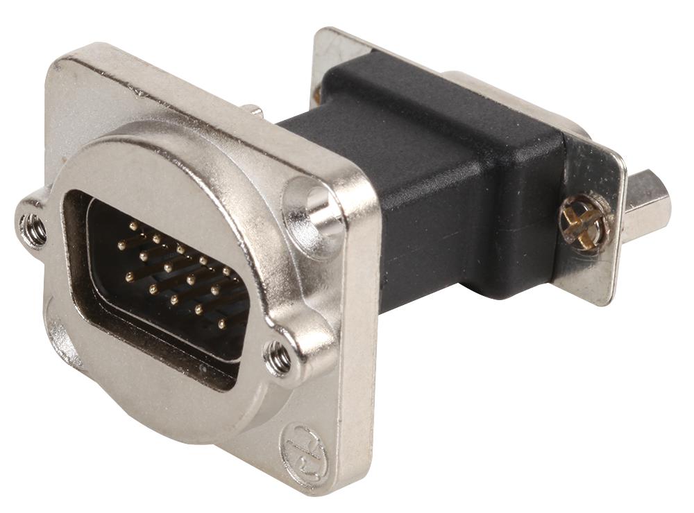 NADB15MF D-SUB FEEDTHROUGH 15P M-F NEUTRIK