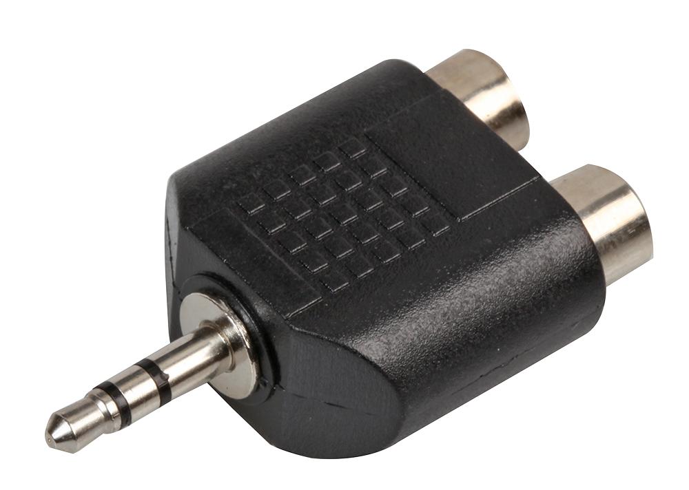 PSG08577 ADAPTOR, 2X PHONO TO 3.5 JACK, ST PRO SIGNAL
