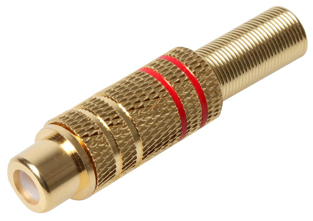 PSG08647 PHONO SOCKET, RED PRO SIGNAL