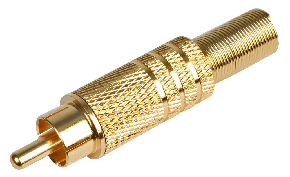 PSG08650 PHONO PLUG, GOLD PRO SIGNAL