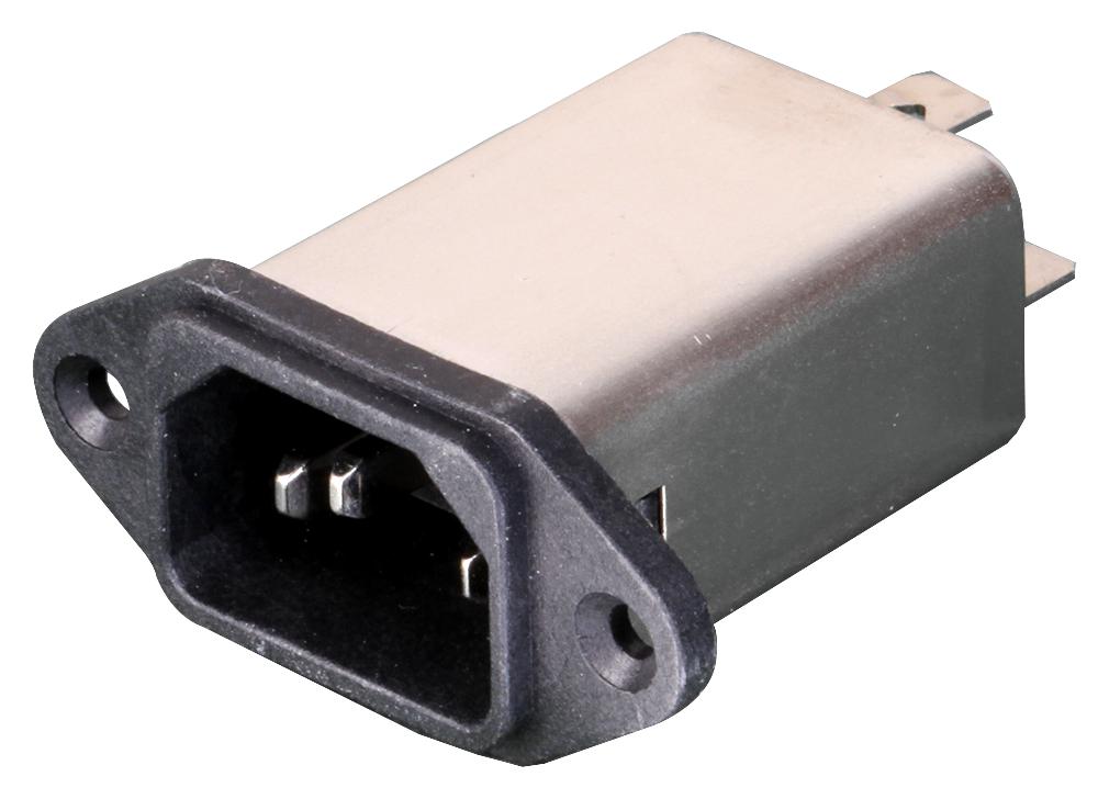 PELB1068 IEC INLET FILTER, 1-PH, 6A, 250V, QC PRO ELEC