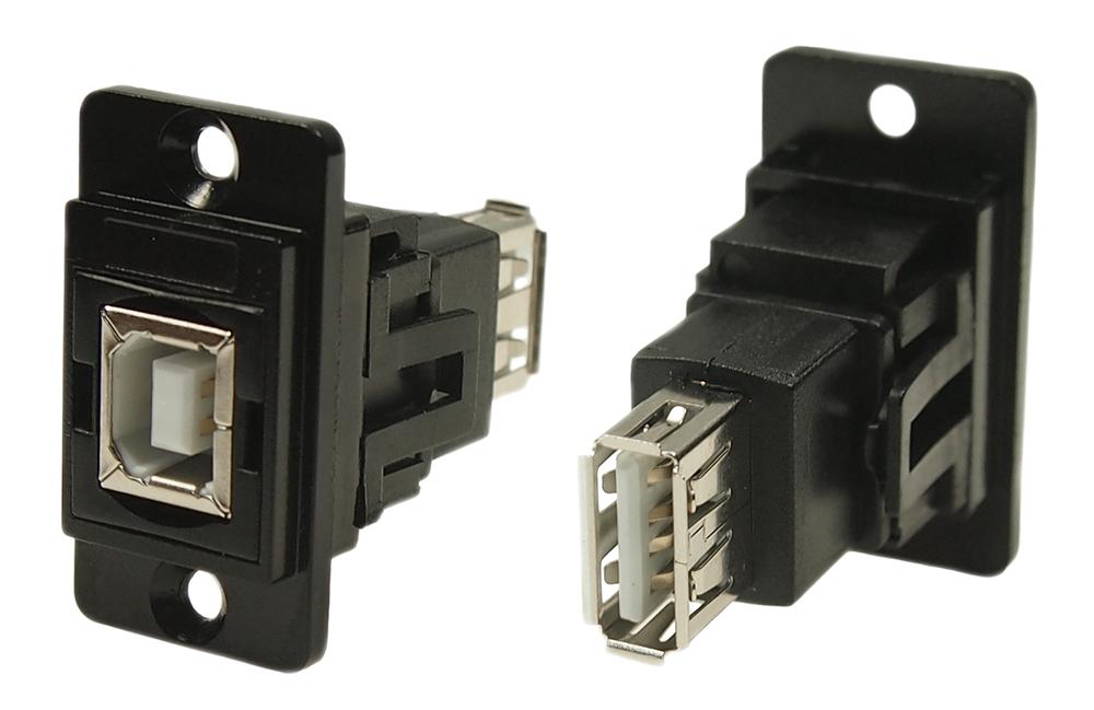 CP30707NMB USB ADAPTER, 2.0 TYPE B RCPT-A RCPT CLIFF ELECTRONIC COMPONENTS