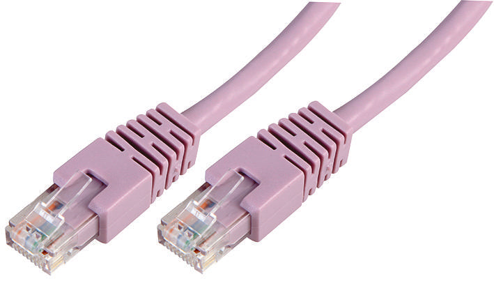 PS11191 PATCH CORD, RJ45 PLUG, CAT6, 1M, VIOLET PRO SIGNAL