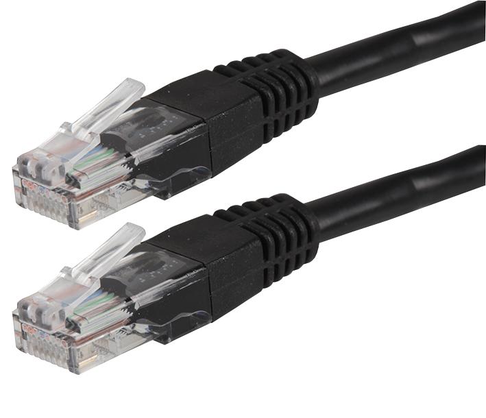 PS11081 LEAD PATCH CAT 5E 10.00M BLACK PRO SIGNAL