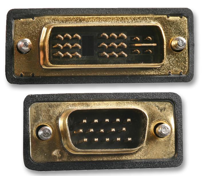PSG90420 LEAD, DVI M - HD15 VGA M, BLACK, 2M PRO SIGNAL