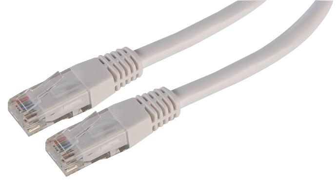 PSG90970 PATCH CORD, RJ45 PLUG, CAT6, 15M, WHITE PRO SIGNAL
