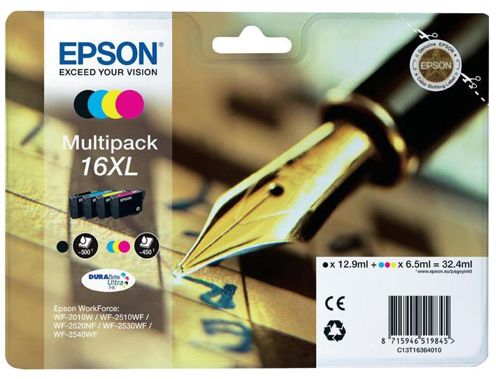 C13T16364010 INK CARTRIDGE, ORIGINAL, MULTIPLE, EPSON EPSON