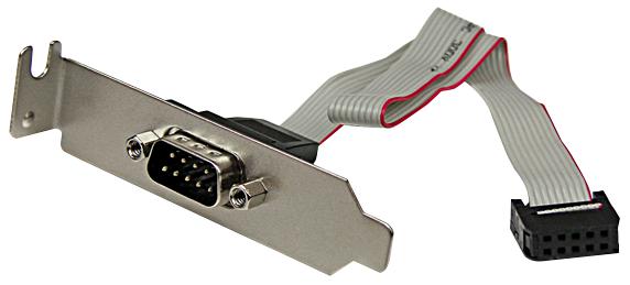 PLATE9MLP HEADER, 9P SERIAL-10P IDC MOTHERBOARD LP STARTECH