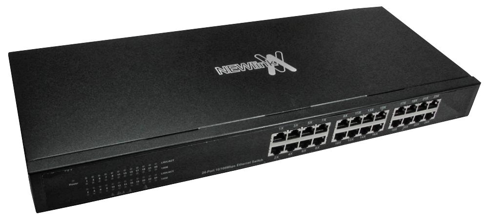 NLHUB-24FE SWITCH, FAST ETHERNET, 24 PORT NEWLINK