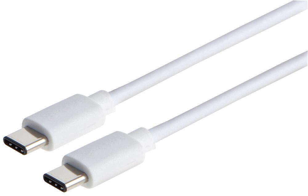 PSG91492 LEAD, USB2.0 TYPE C-TYPE C, WHITE 3M PRO SIGNAL