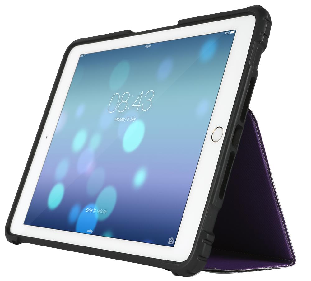 AP-EF-IP5-9-PRPL EXTREME FOLIO CASE FOR IPAD 5, PURPLE MAXCASES