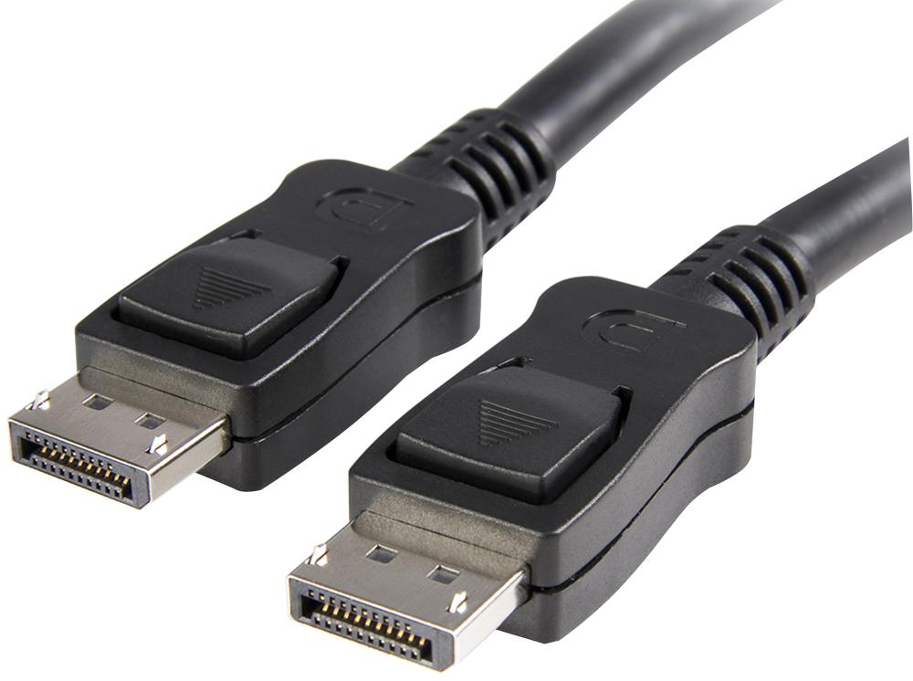 DISPL50CM LEAD, DISPLAYPORT 1.2 M-M, LATCHING 0.5M STARTECH
