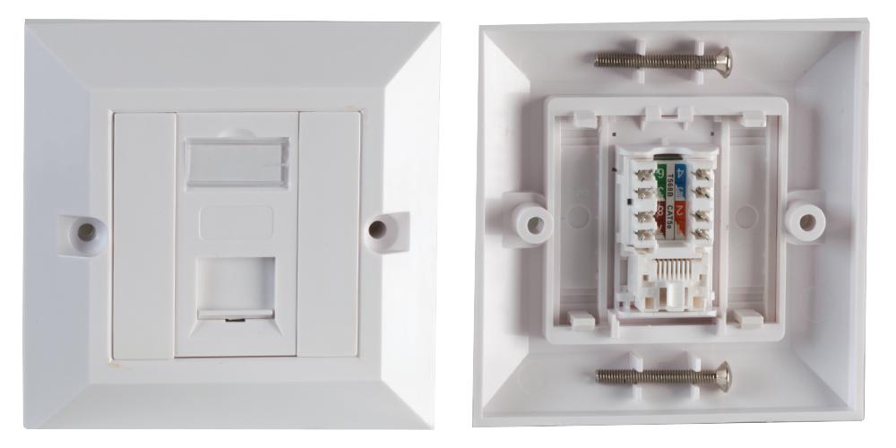 PSG91589 FACEPLATE, CAT5E, 1PORT PRO SIGNAL