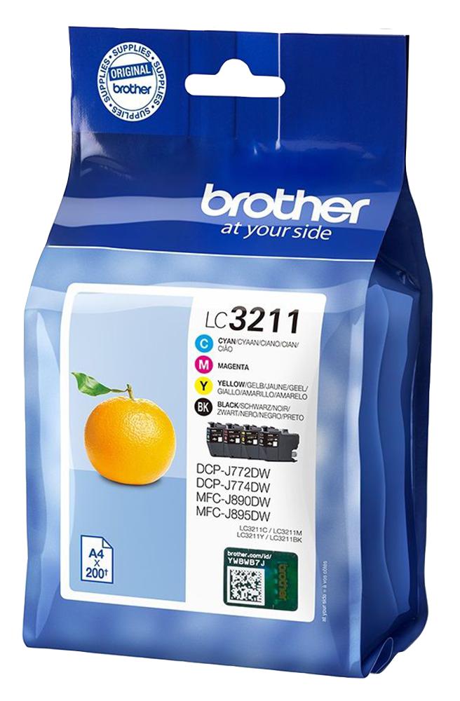 LC3211VAL INK CART, LC3211VAL, BCMY, BROTHER BROTHER
