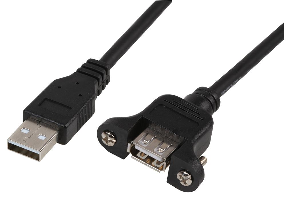 PSG91623 LEAD, USB A MALE-CHASSIS A FEMALE 1M PRO SIGNAL