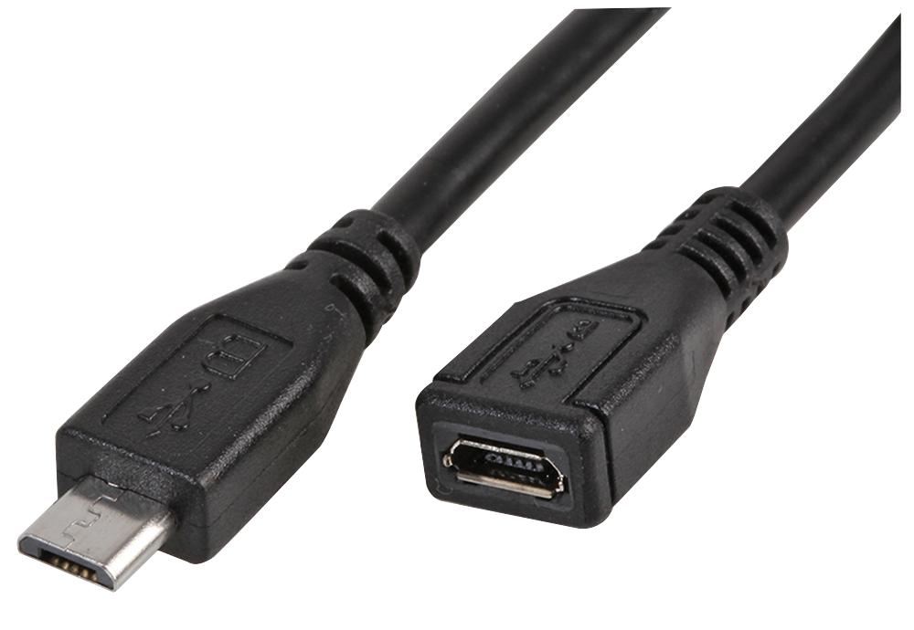 PSG91626 LEAD, MICRO USB EXTENSION, M-F, 0.5M PRO SIGNAL