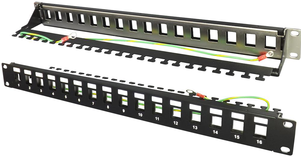 FFK16MT 16 PORT EMPTY KEYSTONE PANEL TUK