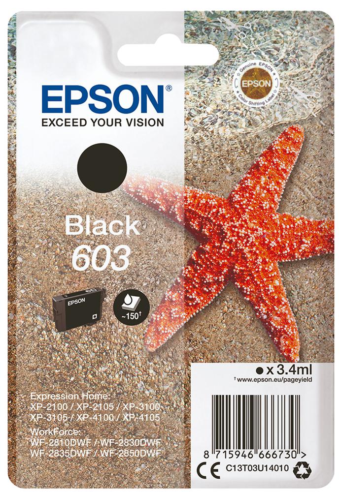 C13T03U14010 INK CARTRIDGE, T03U1, BLACK, EPSON EPSON