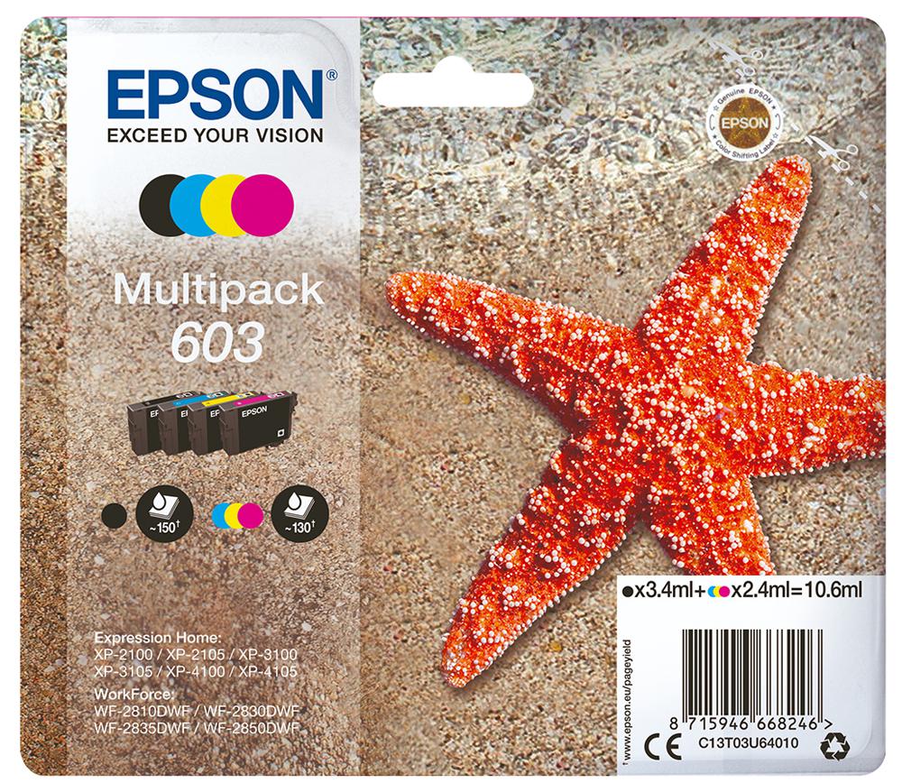 C13T03U64010 INK CARTRIDGE, T03U6, BCMY, EPSON EPSON