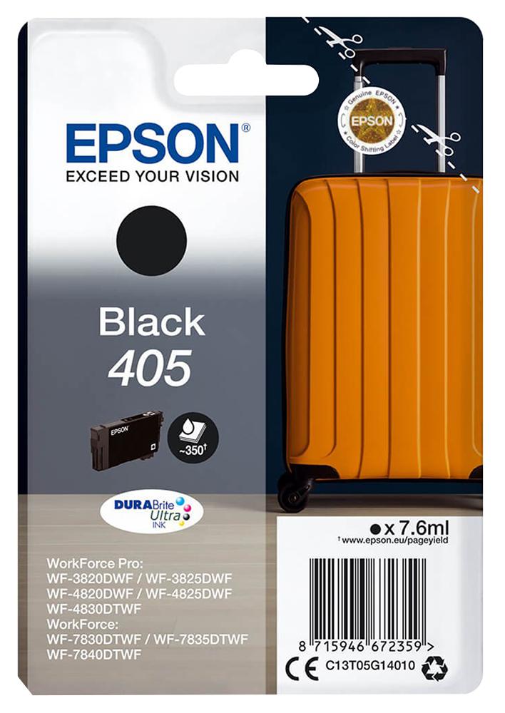 C13T05G14010 INK CARTRIDGE, EPSON 405, BLACK EPSON