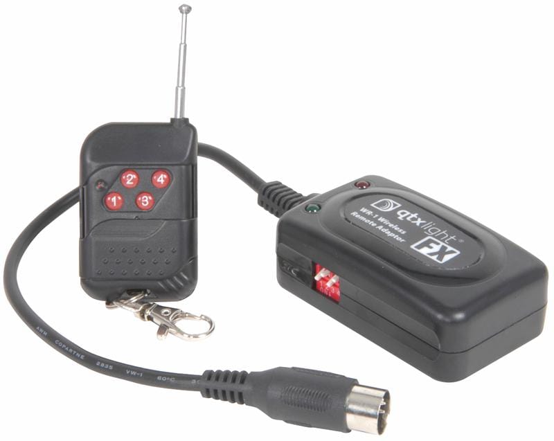 WR1 WIRELESS REMOTE FOR FOG/HAZE MACHINES QTX LIGHT