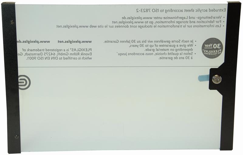 PGRD08C DOOR PLEXY/VISION CONTRACTOR 8U RACKZ