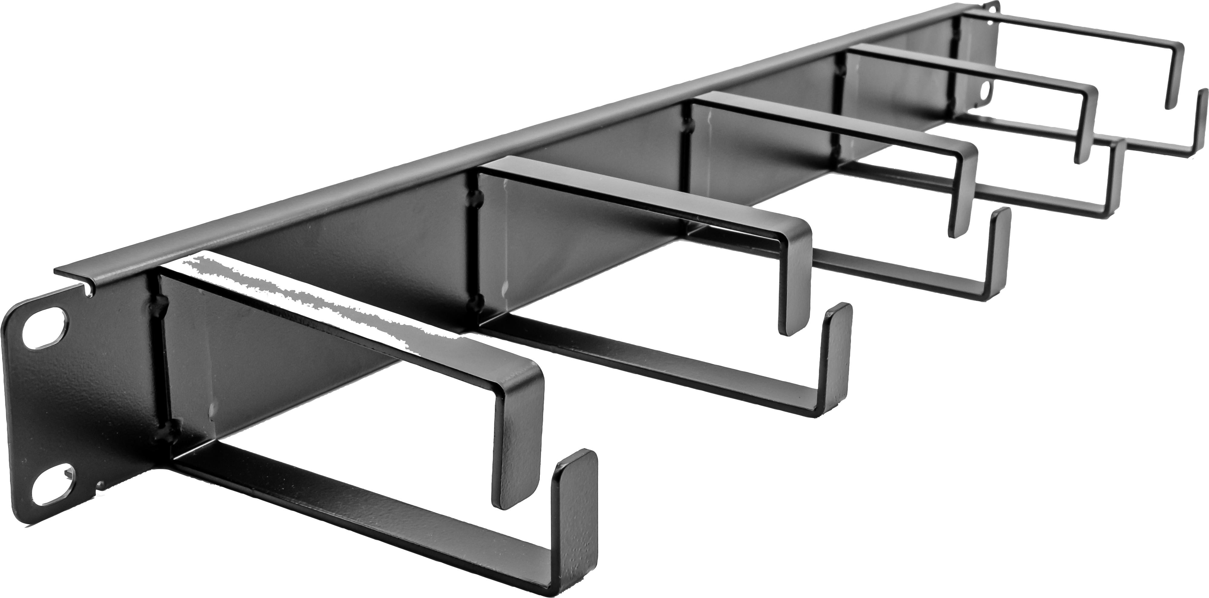CAB-MAN-1U-5-10 1U 19" CABLE MANAGEMENT PANEL LMS DATA