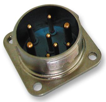 536006006 RECEPTACLE, PANEL, PIN INSERT, 6WAY JAEGER