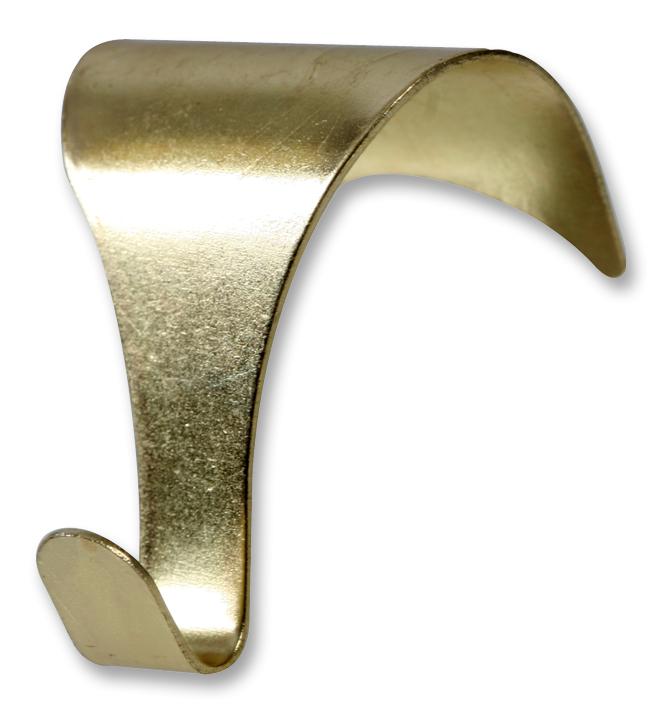 D01230 HOOKS, PICTURE RAIL, BRASS (PK10) DURATOOL