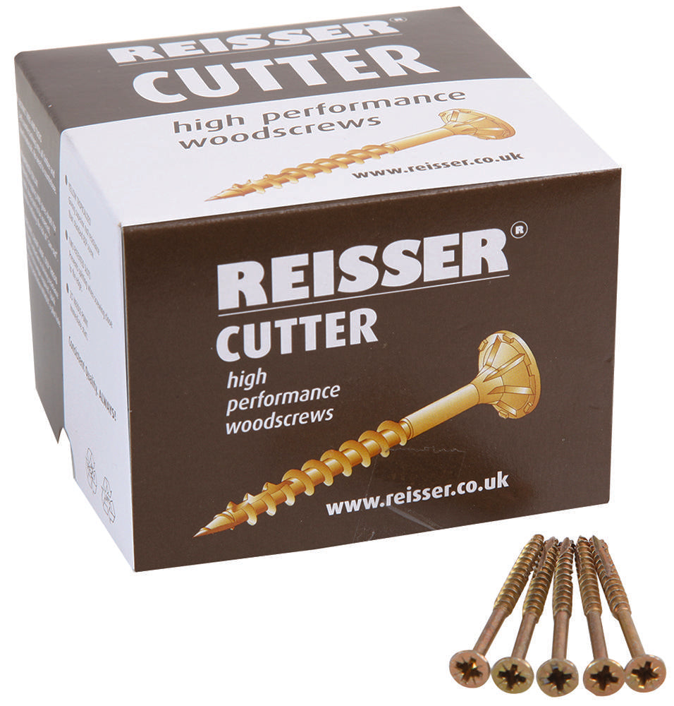 8221S220501004 CUTTER WOOD SCREW, CARBON STEEL, 100MM REISSER