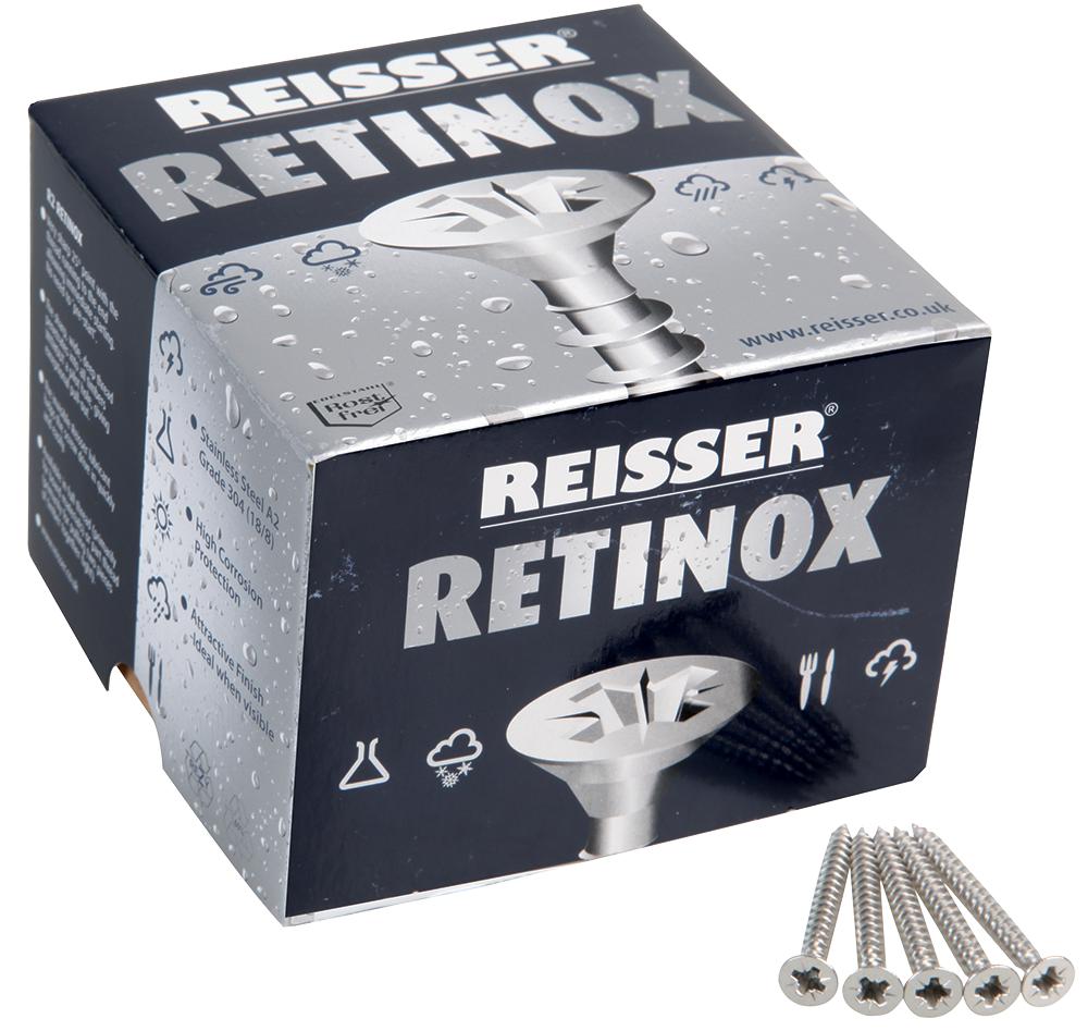 9220V110400404 SCREW, STAINLESS STEEL, 40MM, PK200 REISSER