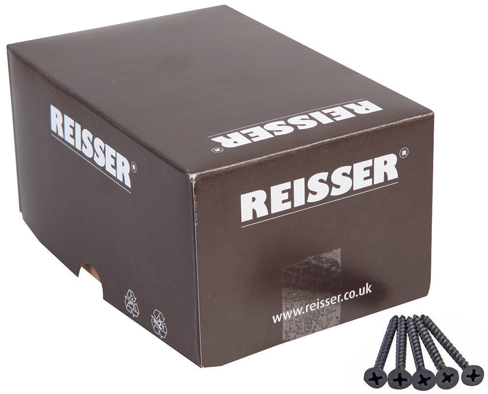 DWSB35032-8 DRYWALL SCREWS - BLACK 3.5 X 32MM (1000) REISSER