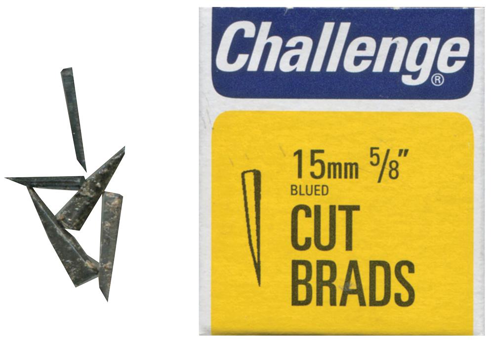 11406 BRADS BLUED, 15MM (40G) CHALLENGE